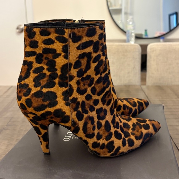 Leopard Print Ankle Boots - Picture 3 of 5